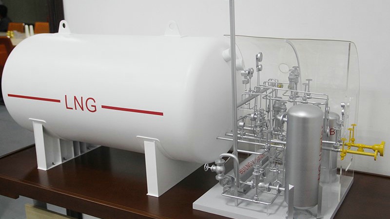 LNG储供气单元模型-秀美设计制作