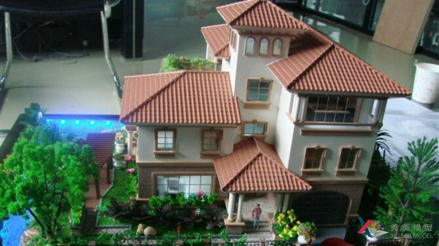 中国别墅模型