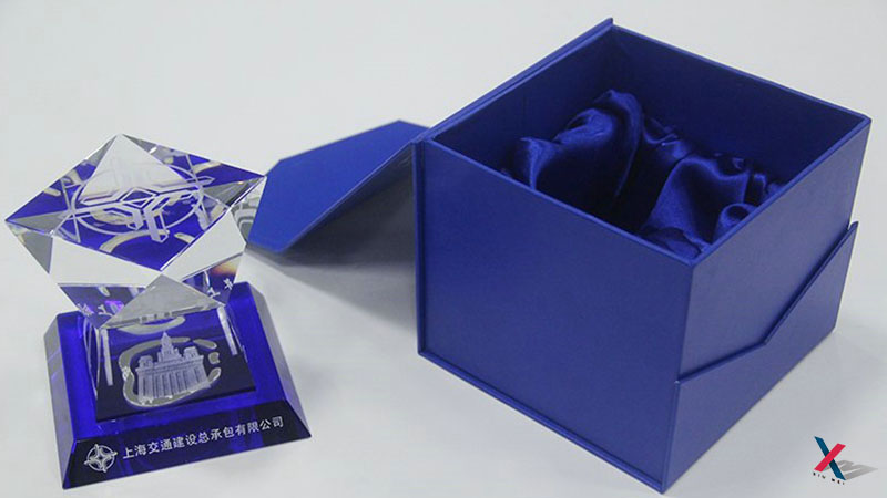 水晶礼品--上海航道局---秀美模型设计独家制作