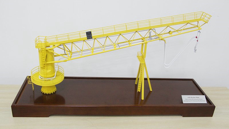吊机模型-宁波凯荣船用机械有限公司-秀美模型