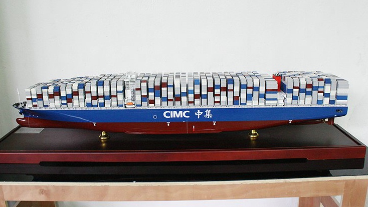 16000TEU集装箱船模型--秀美模型