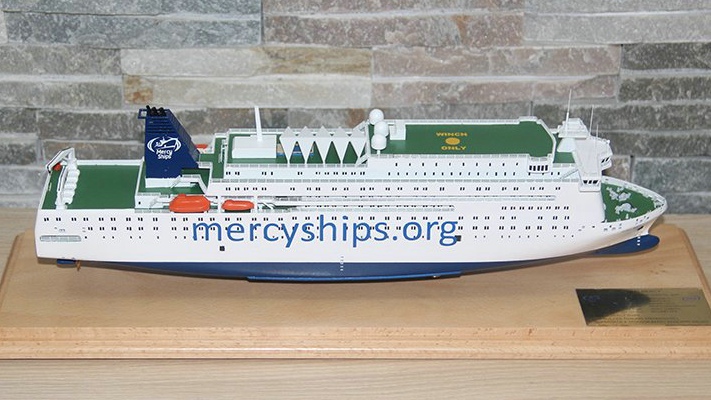 医疗船模型--Mercy ships--秀美模型独家设计制作