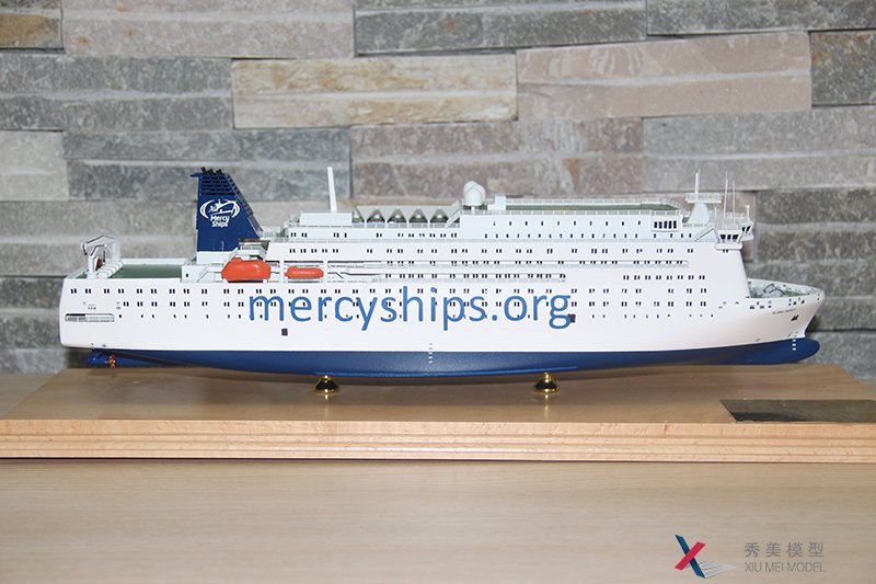 医疗船模型--Mercy ships--秀美模型独家设计制作