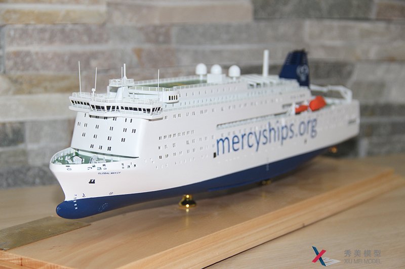 医疗船模型--Mercy ships--秀美模型独家设计制作