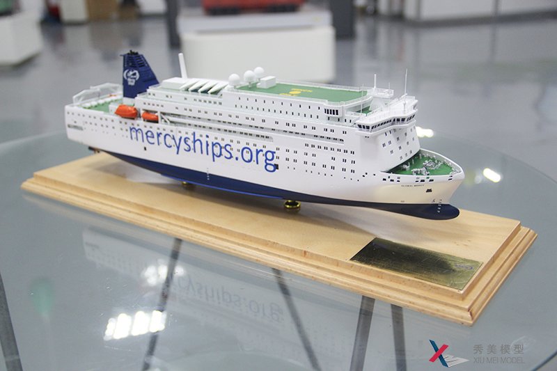 医疗船模型--Mercy ships--秀美模型独家设计制作