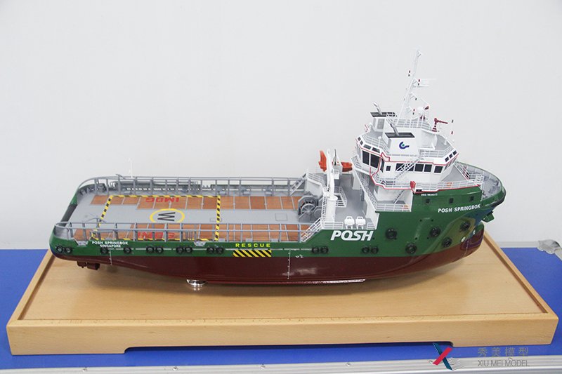 89米工作船模型--珠海太平洋海洋工程--秀美模型