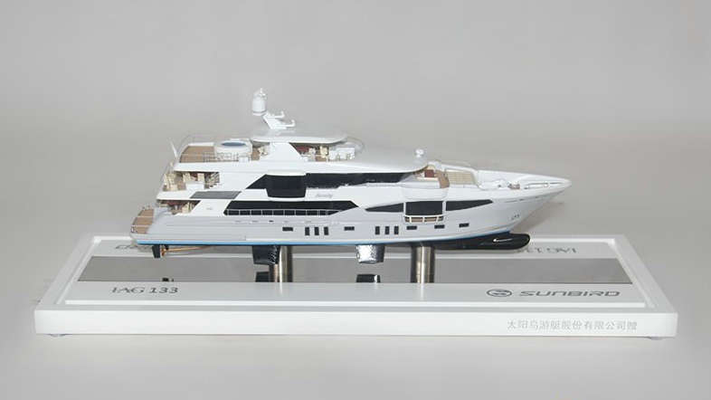 IAG133豪华游艇模型--太阳鸟游艇股份--秀美模型游