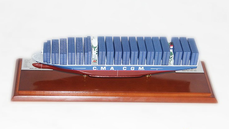 9400箱集装箱船模型-CMA CGM LISA MARIE--秀美模型