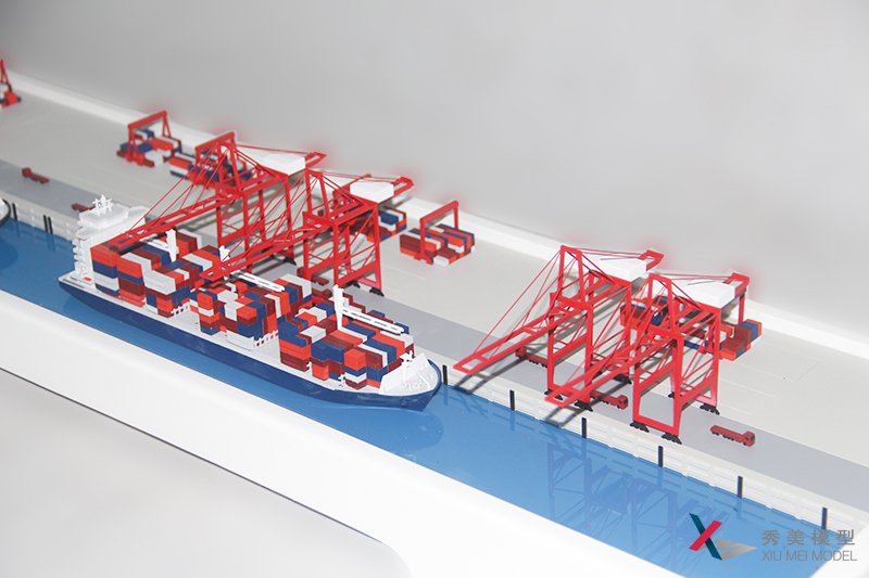 洋山港模型--秀美模型定制设计