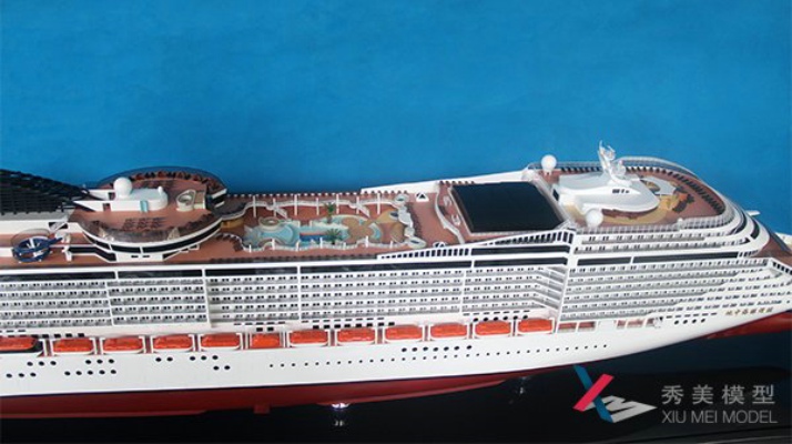 豪华邮轮模型制作玛丽女王二号豪华游轮
