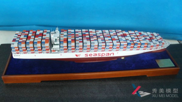 集装箱船模型  3D打印集装箱船模型 万箱船模型
