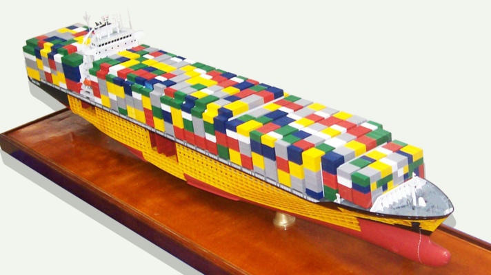 4250TEU集装箱船剖面教学模型