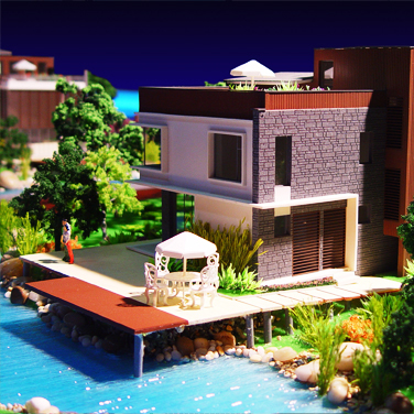 别墅环境模型