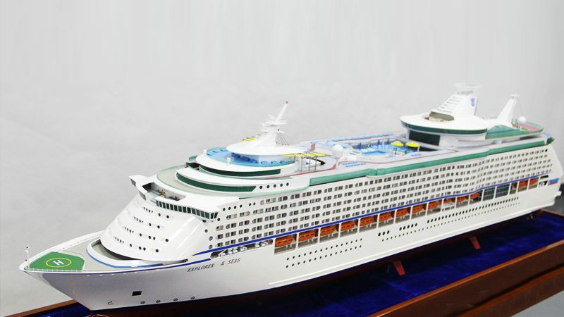 海洋水手号豪华邮轮模型