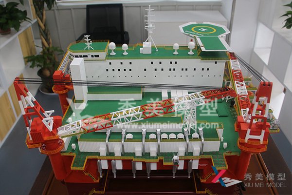 海工模型|半潜式钻井平台模型