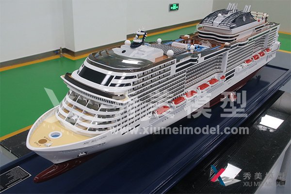 豪华邮轮模型-地中海荣耀号邮轮模型|秀美模型