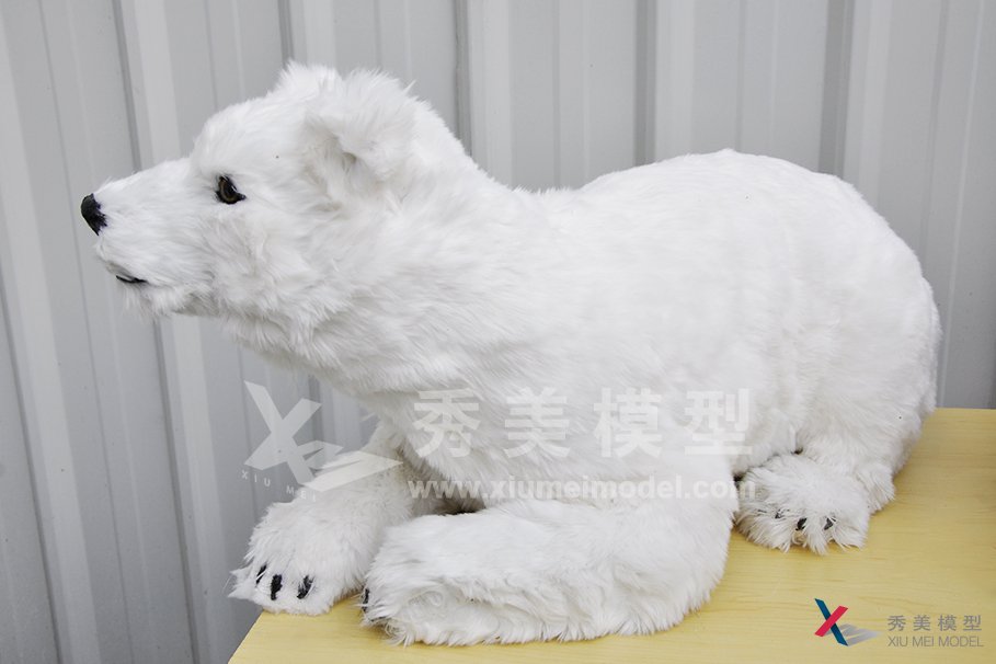 仿真动物模型-北极熊模型